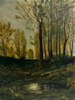 Pandur Lajos (1913-1973) Őszi erdő