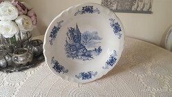 Sarreguemines porcelán asztalközép,kínáló