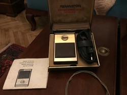 Antik Remington 300 DeLux borotva! Gyűjtői darab, eredeti dobozában!