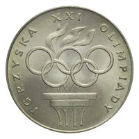 Poland, 200 Zloty 1976 - XXI Summer Olympics Montreal UNC+ Silver 14.50g 625