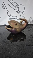 Zsolnay Goldfish Round Seal