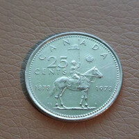 Canada 25 cents, 1973 - Royal Canadian Mounted Police - Commemorative coin