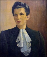 Béla Kontuly (1904 - 1983) FEMALE PORTRAIT WITH ZSABÓ