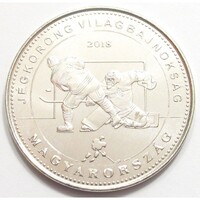 Hungary, 50 forint 2018 - Ice Hockey World Championship UNC+ Nickel