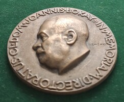 Reményi József: ifj. Bókay János, 40 év a Stefánia Gyermekkórházban, 1884-1924, bronzérem