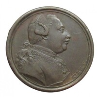 United Kingdom, III. George Medal 1773 - Sentimental Magazine, EF, Bronze 5.60g, 25mm