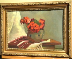 (K) Staub Ferenc (1909-1992) : Muskátli