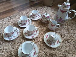 Hollóházi Henriett Teaset, 6-Piece, Perfect Condition