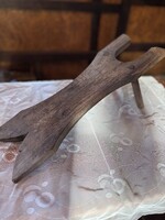 Old folk wooden boot remover / wood chopper – original, rustic condition