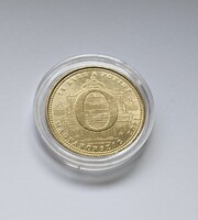 5 Forint 2021 75 éves a Forint "O" betű, aUNC, kapszulában
