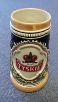 Tyskie porcelán söröskorsó