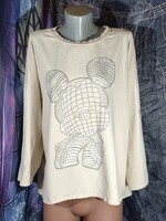 Mickey Mouse strasszos hosszú ujjú XL-XXL-es Kiváló