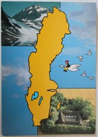 Postcard, Sweden, Nils Holgersson (K5)