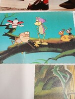 Klasszikus rajzfilm képeslapok. Vizipók, Mazsola ès Tádé , Kukorièk.