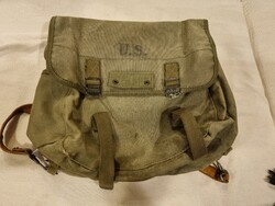 Eredeti WW2 US M-1936 Musette amerikai katonai táska 1942-ből