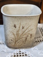 Retro Style Ceramic Ladle Holder / Vase / Table Centerpiece – Hand-painted, Perfect Condition!