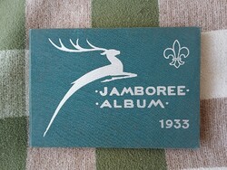 Jamboree album 1933 Gödöllő (IV. Cserkész Világtalálkozó) EREDETI tábori térképpel