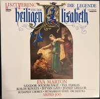 Liszt Ferenc: Szent Erzsébet legendája – 3 LP díszdobozos hanglemez kiadvány (Hungaroton)