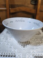 Hibátlan, újszerű TCM (Tchibo) óriás kerámia salátástál – 25x12 cm