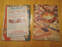 Pesti Hírlap szakácskönyve + A Pesti Hírlap új szakácskönyve, eredeti kiadások