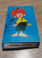 Ritka Retro Pumukli Gyermeknyomda készlet (Hiánytalan, 10 db-os) - 80-as évek