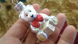 New, smaller (5-6 cm) nostalgic glass decoration, very good condition