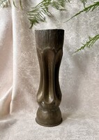 Antik I. vh-s lövegváza (1905-ös Polte hüvely)eredeti trench art/hadifogoly munka tiszta jelzésekkel