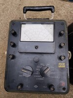 Vintage Soviet AVO-5M1 Multimeter (1977) in box, with 6kV probes, in good condition!