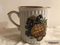CZECHOSLOVAKIA - MUG - PORCELAIN - DECORATED ON BOTH SIDES - 2.5 dl - PERFECT CONDITION