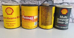 Retro Shell oil can, almost full