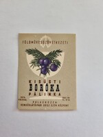 Farming Cooperative Small Barrel BERRY Brandy Label