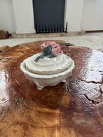ENS Porcelain Bonbonnier, Rose Pattern