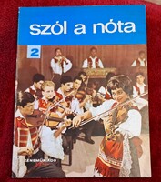 Szól a nóta kottakönyv 9 darab. 1970-es évek Sorszám: 2,3,5,6,7,8,9,10,14.-ik számok