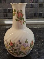 Gyönyörű Aynsley "Wild Tudor" csontporcelán váza eladó