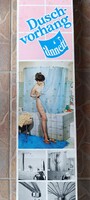 Retro NDK "Anett" félköríves kpl. zuhany függöny dobozában