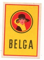 Gyufacímke: Belgium.