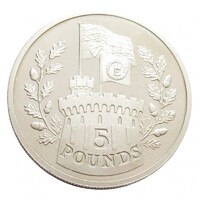 Tristan da Cunha,5 pounds 2012 - Windsor kastély UNC nikkel