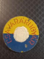 Csavarárugyár retro kitűző