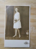 Első áldozó, műtermi fotó, Szenes Jenő műtermében, Budapest, Ráday utca, kb 1920-30-as évek