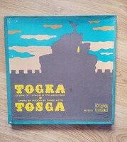 Puccini Toscana 2 db. Bakelit lemez dobozban