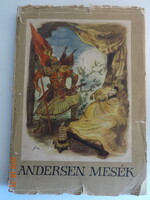 ANDERSEN MESÉK – régi, antik mesekönyv – 26 mese J.M. Szancer rajzaival (1965)