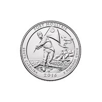 USA,quarter dollar 2016 P - Fort Moultrie aUNC+ nikkel
