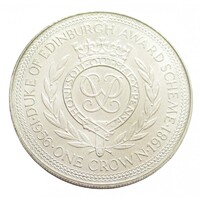 Man-sziget,1 crown 1981 - Edinburgh hercegi kitüntetések rendszer - Monogram aUNC+ nikkel