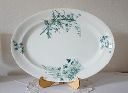 Antik Egersund fajansz ovális kínáló 45 cm