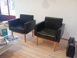 Ritka SZKV retro klubfotelek a 60-as/70-es évekből – Eredeti gyári címkével!