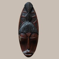 Hollóházi carved Cuban wall mask