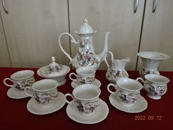 Serbian porcelain coffee set for six, hand painted. He has! Jokai.