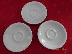 Alföldi porcelán kávéscsésze alátét, fehér, átmérője 12 cm.  3 db együtt eladó Vanneki!