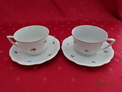 2 db együtt eladó Zsolnay porcelán, antik, pajzspecsétes, manófüles teáscsésze + alátét. Vanneki!