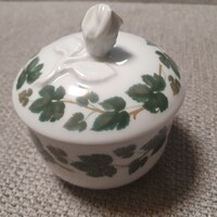Charming Grape Soup, Flower-Handled Sugar Bowl